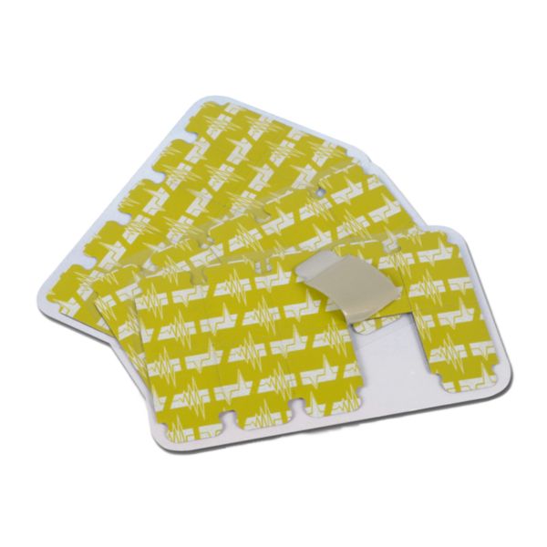 500 Pre-gelled electrodes 23X34 MM for crocodile cables